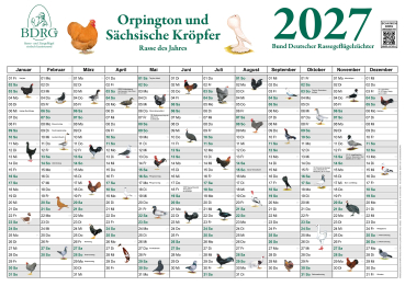 Jahreswandkalender 2027